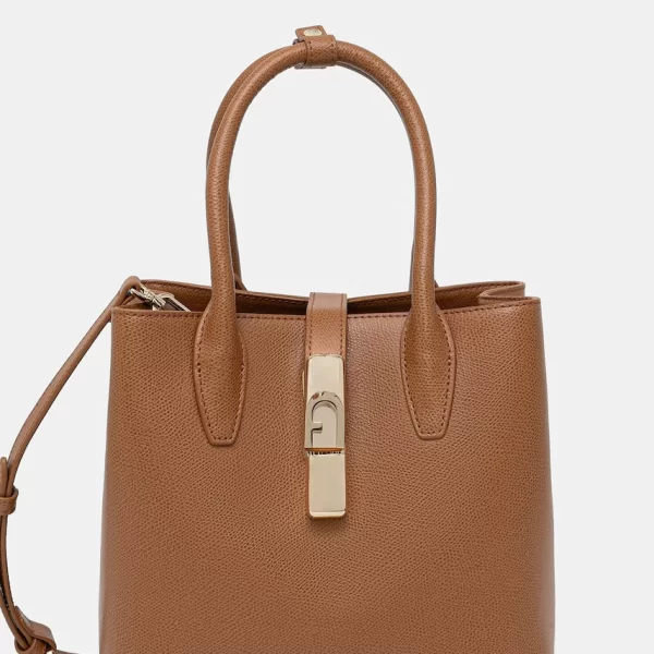 Furla σάκος γυναικείος δερμάτινος Goccia S Tote Base 22