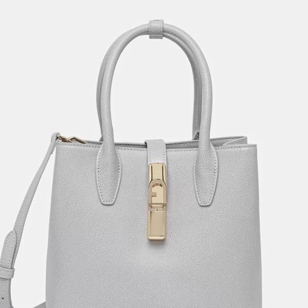 Furla σάκος γυναικείος δερμάτινος Goccia S Tote Base 22