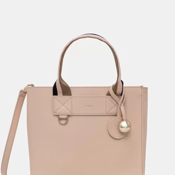 Furla μικρή δερμάτινη γυναικεία τσάντα Divide It S Tote