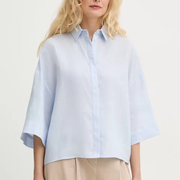 MM by Max Mara MM by Max Mara Πουκάμισο γυναικείο λινό RITO