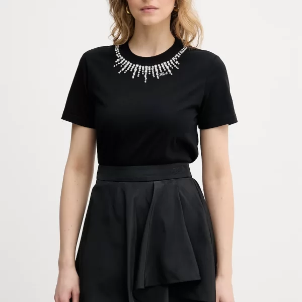 Karl Lagerfeld Karl Lagerfeld T-shirt γυναικείο βαμβακερό