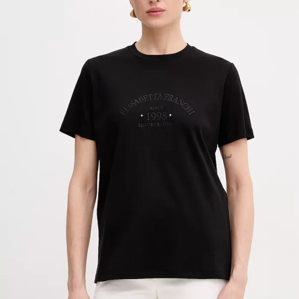 ELISABETTA FRANCHI Elisabetta Franchi μπλουζάκι γυναικείο βαμβακερό