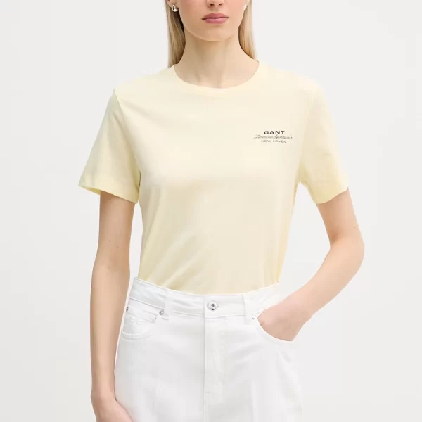Gant T-shirt Γυναικείο βαμβακερό