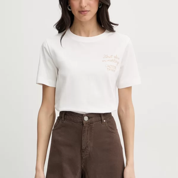 TWINSET Twinset T-shirt γυναικείο βαμβακερό