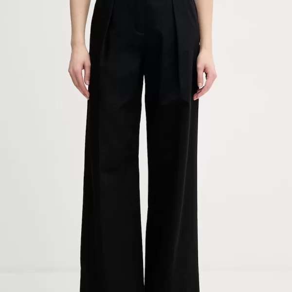 Karl Lagerfeld Karl Lagerfeld παντελόνι Γυναικείο βαμβακερό