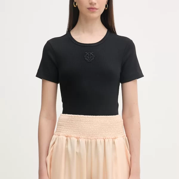 Pinko T-shirt Γυναικείο βαμβακερό με ελαστάν