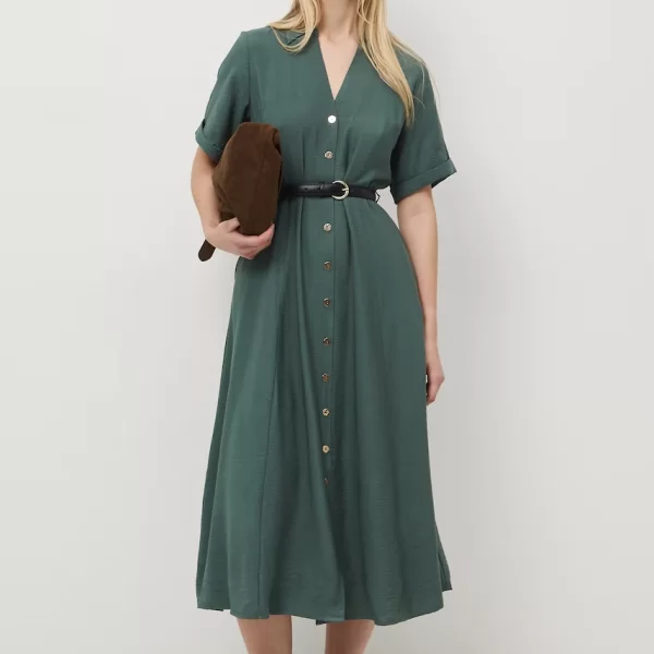 Medicine φόρεμα flared με βισκόζη