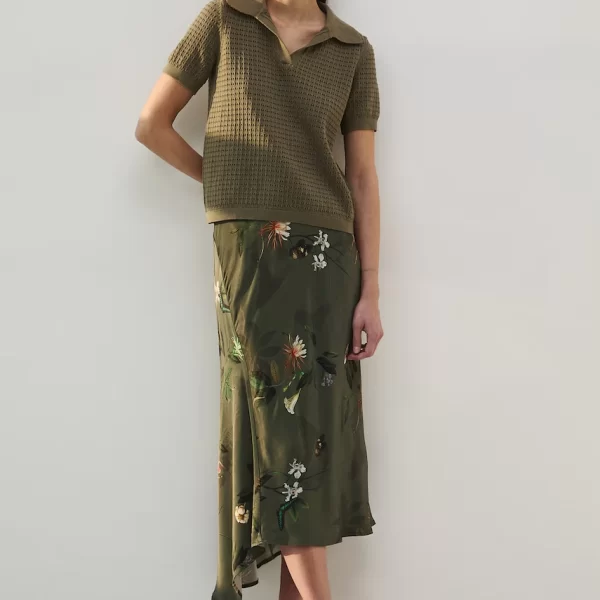 Medicine ασύμμετρη φούστα με βισκόζη