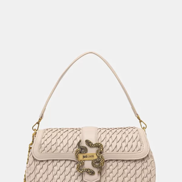 JUST CAVALLI Just Cavalli μικρή τσάντα γυναικεία από απομίμηση δέρματος