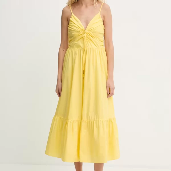 Michael Michael Kors Βαμβακερό φόρεμα MICHAEL Michael Kors