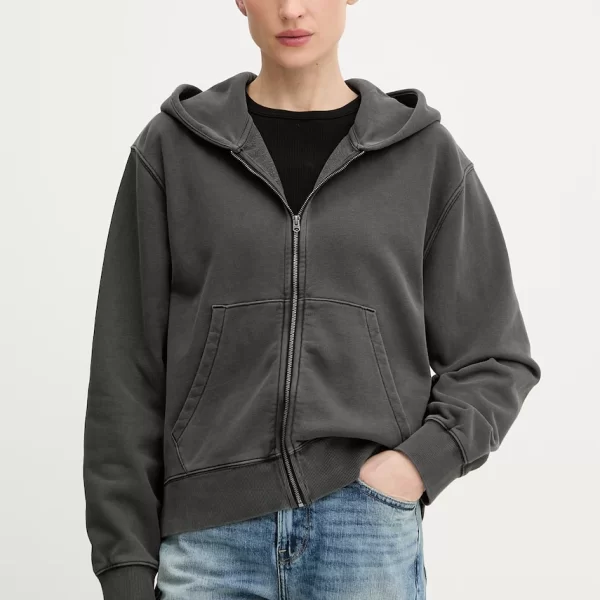 Βαμβακερή μπλούζα G-Star Washed hdd zip relaxed