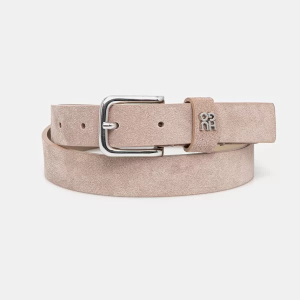 HUGO HUGO ζώνη γυναικεία από δέρμα σουέτ Tina_HU-GO-Sd