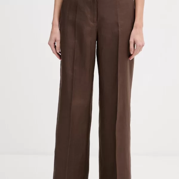 Weekend Max Mara παντελόνι γυναικείο λινό MALIZIA