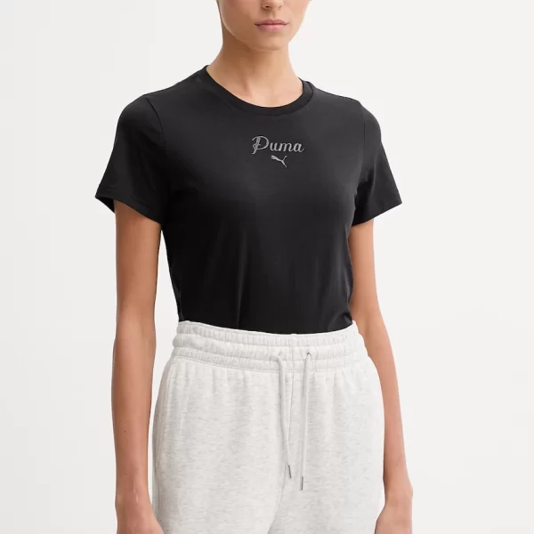Puma Puma t-shirt γυναικείο βαμβακερό Essential Script