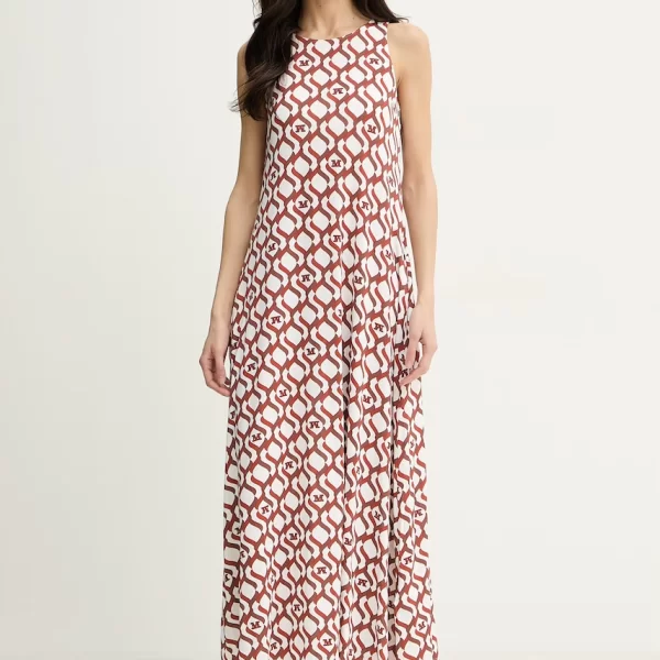 Max Mara Beachwear φόρεμα με βισκόζη