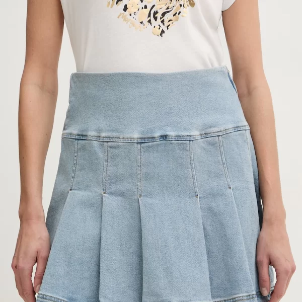 MORGAN Morgan πλισέ Φούστα ντένιμ