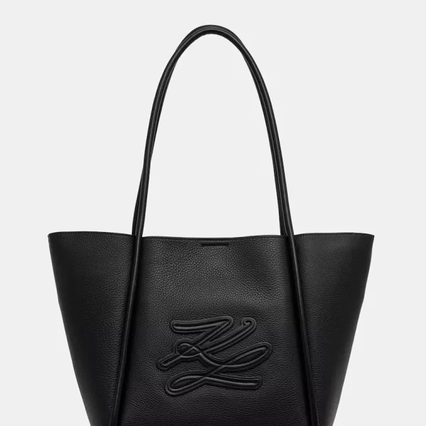 Karl Lagerfeld shopper γυναικεία δερμάτινη K/AUTOGRAPH