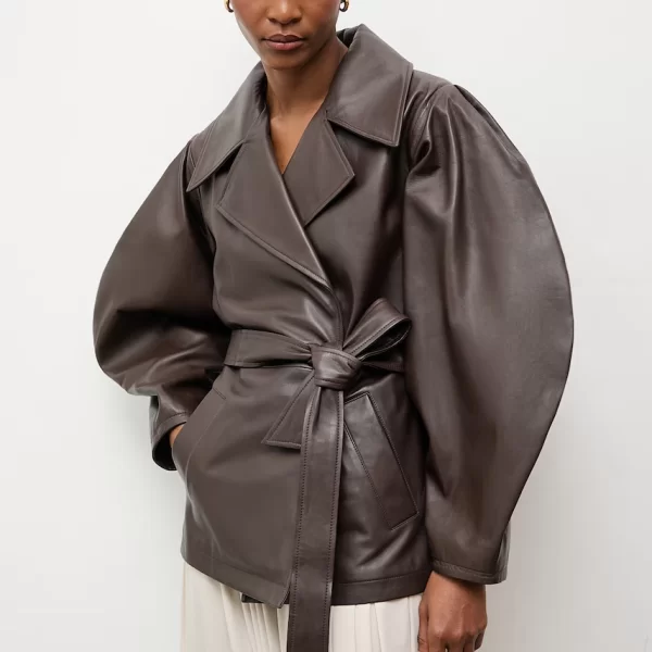 Answear Lab Answear.LAB Μπουφάν γυναικείο δερμάτινο από την Unscripted collection