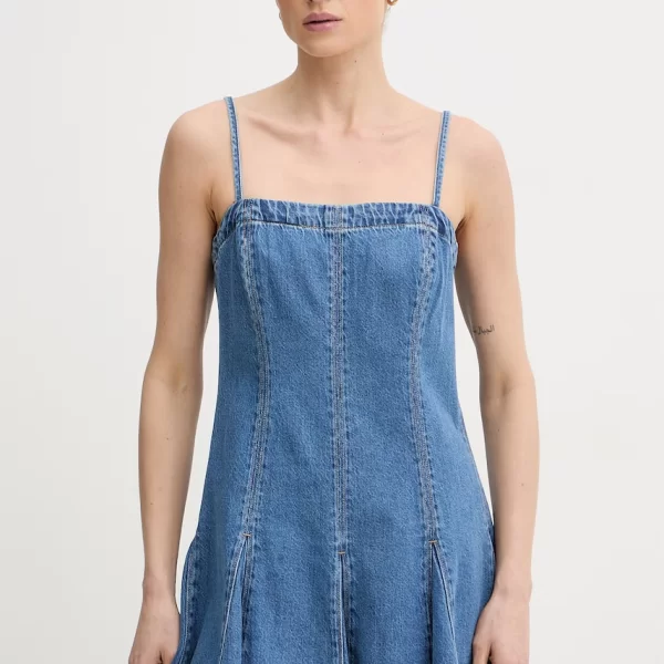 Levi's Φόρεμα καλοκαιρινό ντένιμ DENIM GODET