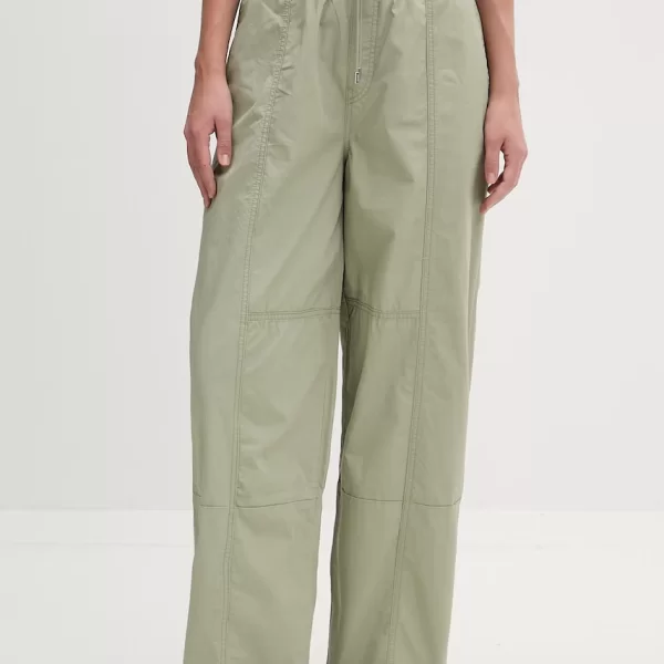 HUGO Blue παντελόνι parachute γυναικείο βαμβακερό