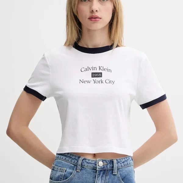 Calvin Klein Jeans Βαμβακερό μπλουζάκι Calvin Klein Jeans