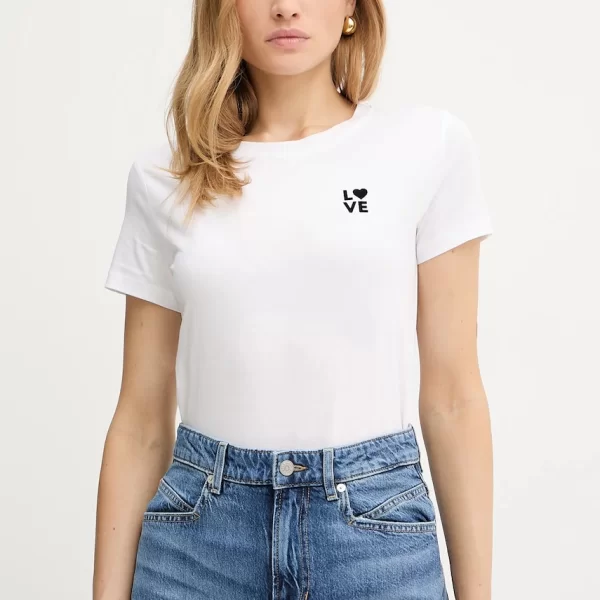 Boss Orange Βαμβακερό μπλουζάκι BOSS Orange San Jared-C