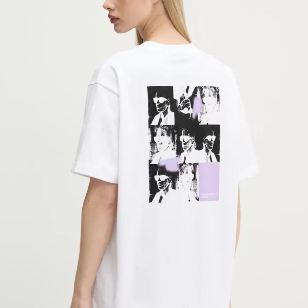 KARL LAGERFELD JEANS Βαμβακερό μπλουζάκι Karl Lagerfeld Jeans