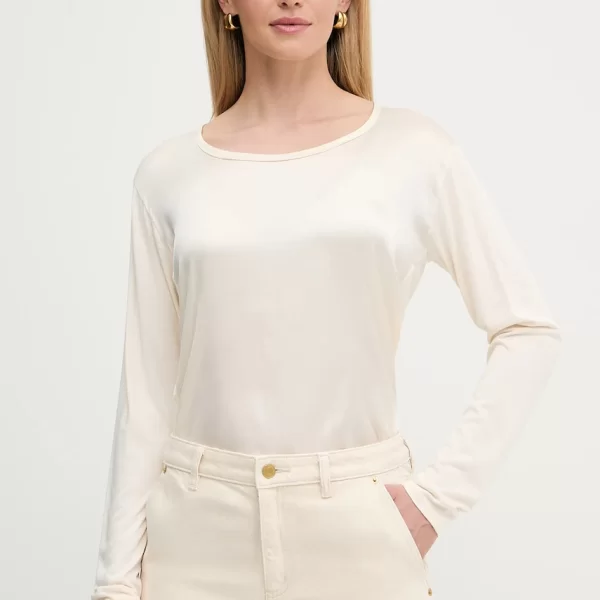 Μπλούζα με μείγμα μεταξιού BOSS Green Bashinah