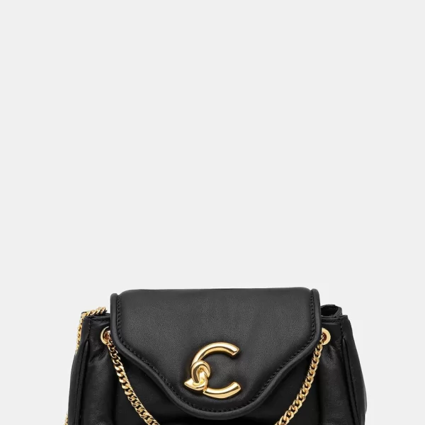 Δερμάτινη τσάντα Coccinelle COCCINELLE C-ME FLUFFY