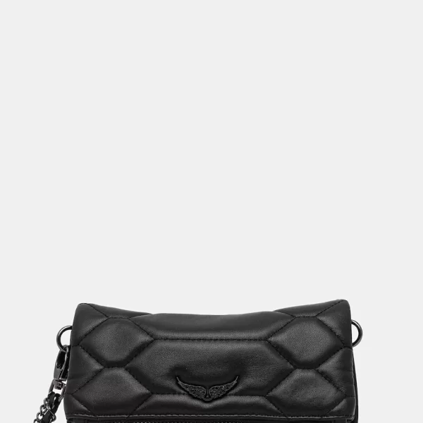 Δερμάτινη τσάντα ZADIG&VOLTAIRE ROCK NANO XL MAT SCALE