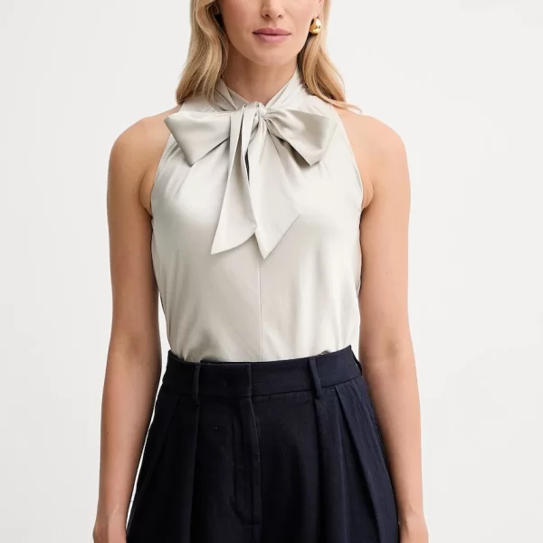 FORTE-FORTE Μεταξωτή μπλούζα Forte Forte