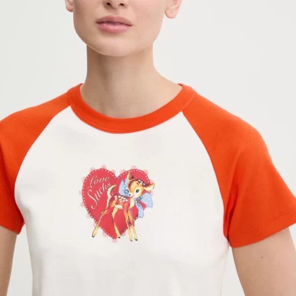 Βαμβακερό μπλουζάκι Hugo Blue