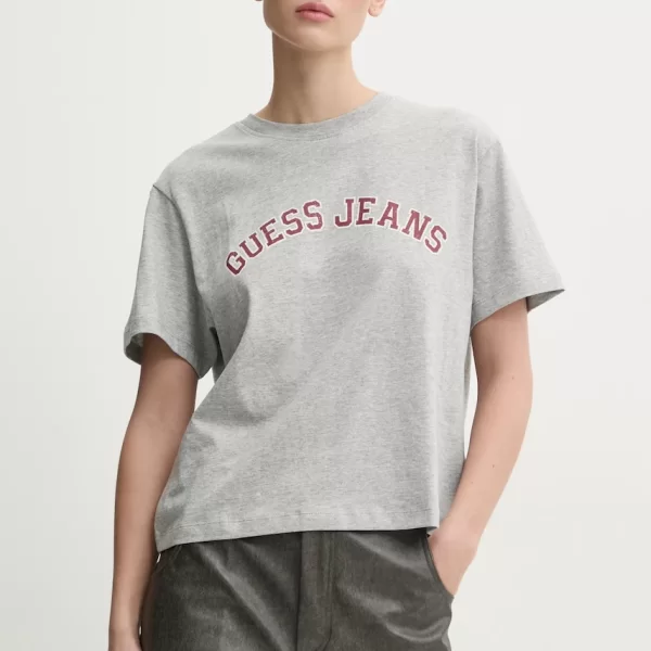 Βαμβακερό μπλουζάκι Guess Jeans