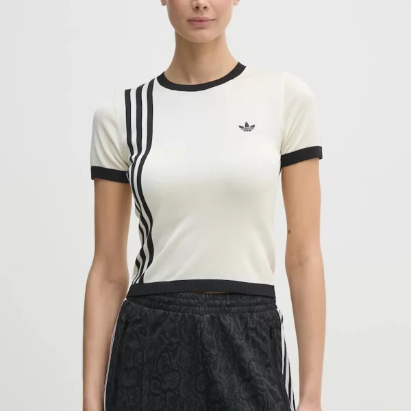 T-shirt adidas Originals KNITTED 3S TEE
