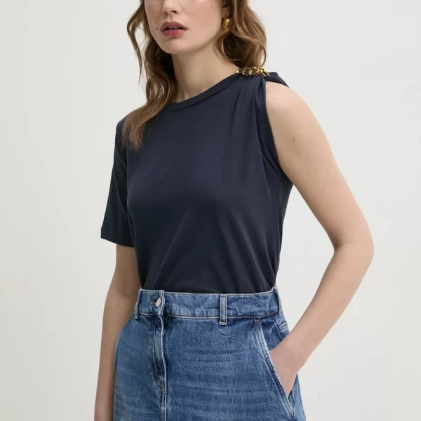 Βαμβακερό μπλουζάκι Twinset