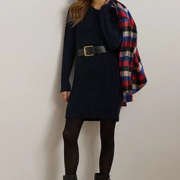 LAUREN RALPH LAUREN Βαμβακερό φόρεμα Lauren Ralph Lauren