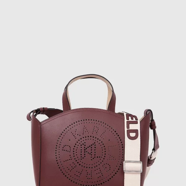 Δερμάτινη τσάντα Karl Lagerfeld K/CIRCLE