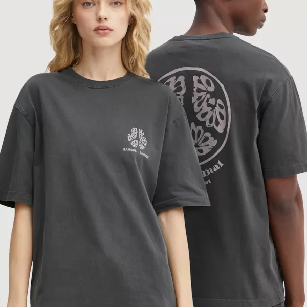 Samsoe Samsoe Βαμβακερό μπλουζάκι Samsoe Samsoe SAJOURNAL