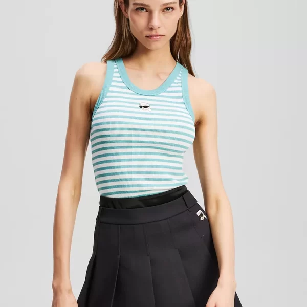 Βαμβακερό τοπ Karl Lagerfeld IKON