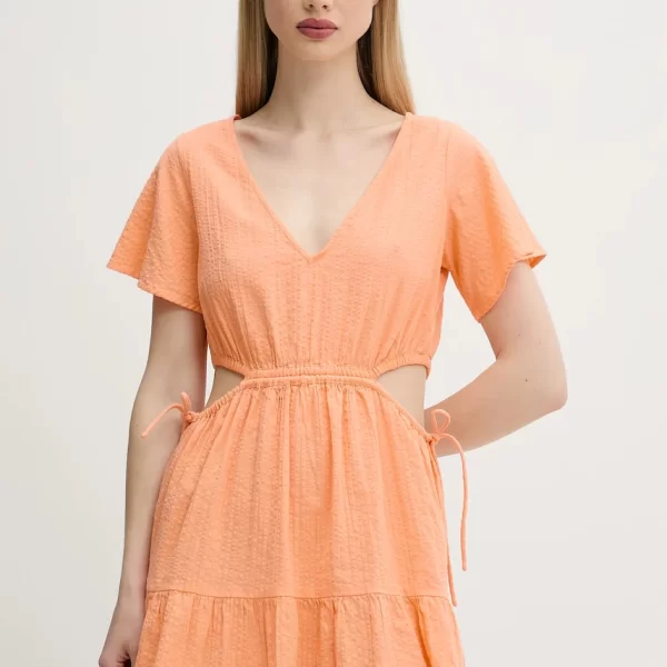 Rip Curl Βαμβακερό φόρεμα Rip Curl CALA VADELLA