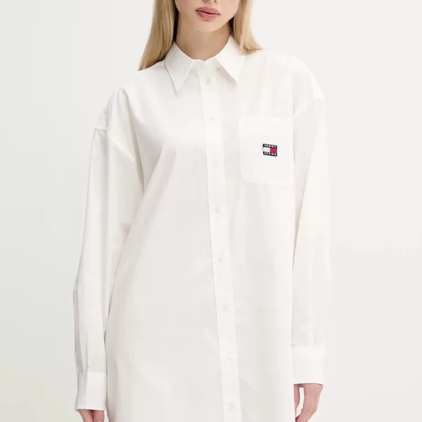 Βαμβακερό φόρεμα Tommy Jeans