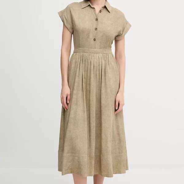 PEDRO DEL HIERRO Φόρεμα από λινό μείγμα Pedro del Hierro