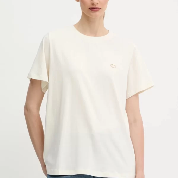 TWINSET Βαμβακερό μπλουζάκι Twinset