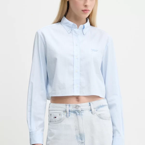 Βαμβακερό πουκάμισο Tommy Jeans