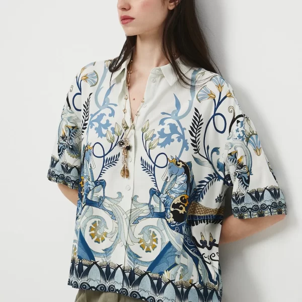 Medicine Πουκάμισο με μείγμα από λινό Medicine