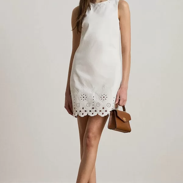 LAUREN RALPH LAUREN Βαμβακερό φόρεμα Lauren Ralph Lauren
