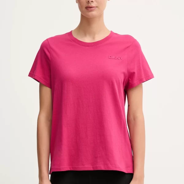 Βαμβακερό μπλουζάκι Dkny