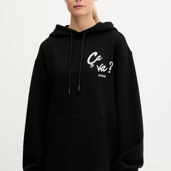 Βαμβακερή μπλούζα HUGO Bashinah