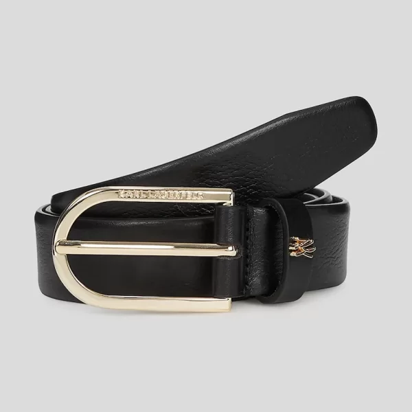 Δερμάτινη ζώνη Karl Lagerfeld K/AUTOGRAPH