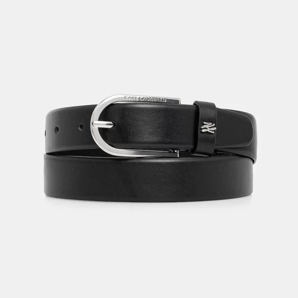 Δερμάτινη ζώνη Karl Lagerfeld K/AUTOGRAPH